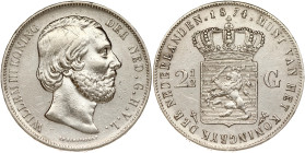 Netherlands 2½ Gulden 1874