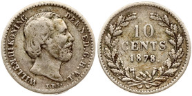 Netherlands 10 Cents 1878