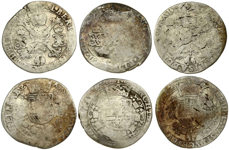 Spanish Netherlands, Brabant. Albert & Isabella (1612-1621). 1/4 patagon (1612-1...