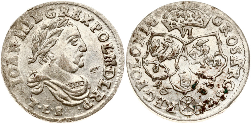 Poland. Jan III Sobieski (1674–1696). Szostak 1683 TLB, Bydgoszcz. Silver 4.62 g...