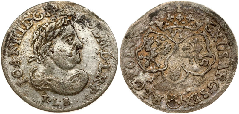 Poland. Jan III Sobieski (1674–1696). Szostak 1684 TLB Bydgoszcz. Silver 2.75 g....