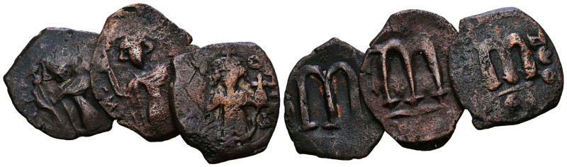 ARAB-BYZANTINE, Rashidun Caliphate, AE fals
Weight: 3.31g

Reference :
Condition...