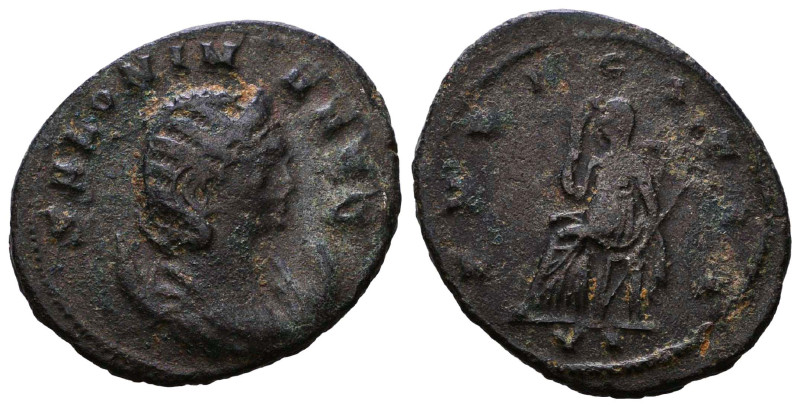 Roman Imperial Coins. Circa BC 1st – AD 5th Century.
Salonina. Augusta, A.D. 254...