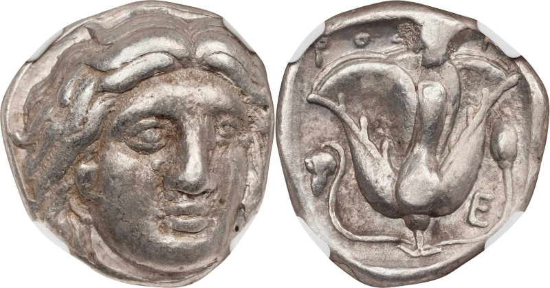 CARIA. Islands off Caria. Rhodes. AR Tetradrachm (15.14 gms), ca. 316-305 B.C. N...