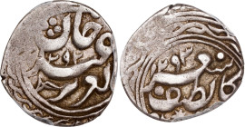 (t) CHINA. Sinkiang. Tenge (5 Fen), AH 1292/3 (1876/7). Kashgar (Shufu) Mint. Yakub Beg (in the name of Abdulaziz). PCGS VF-30.
L&M-672; cf. K-993; K...