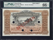 A Magnificent Banana Boat Specimen in Sole Top Pop Grade! 
(t) HONG KONG (SAR). Mercantile Bank of India Limited. 50 Dollars, 1.1.1930. P-238s. KNB14...