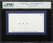 (t) HONG KONG (SAR). Mercantile Bank of India Limited. 50 Dollars, ND (1935-41). P-Unlisted. Watermarked Paper. PMG Encapsulated.
A piece of watermar...