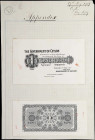 CEYLON. Lot of (2). Government of Ceylon. 1 Rupee, 1917. P-16a. Photographic Proofs. As Made.
A pair of black and white photographic die proofs refle...