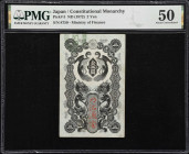 Featuring Lots from the Honshu Collection
JAPAN. Great Japanese Government - Ministry of Finance. 2 Yen, ND (1872). P-5. PMG About Uncirculated 50.
...