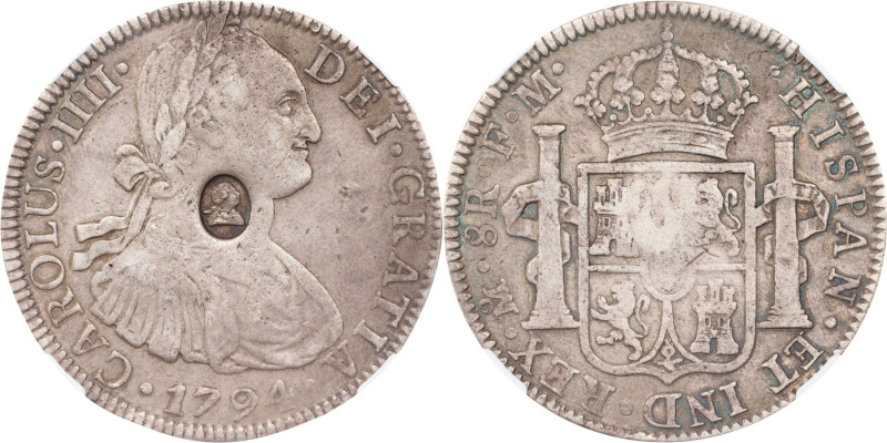 GREAT BRITAIN. Great Britain - Mexico. Dollar (4 Shillings 9 Pence), ND (1797-99...