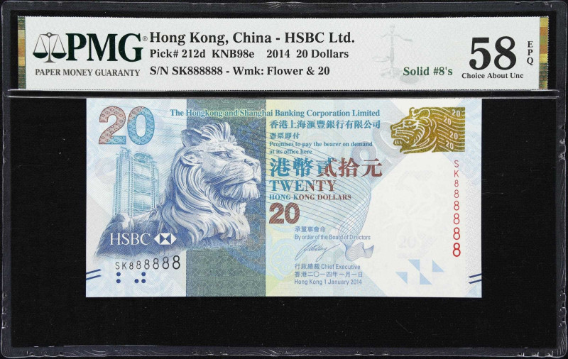 (t) HONG KONG (SAR). Hong Kong & Shanghai Banking Corporation Limited. 20 Dollar...