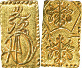 JAPAN. 2 Bu, ND (1868-69). Edo Mint. Mutsuhito (Meiji). PCGS AU-55.
Fr-22; KM-C-21D; JNDA-09-29; JC-03-32.

1868-69年日本明治二分判金。江户造幣廠。

Estimate: $1...
