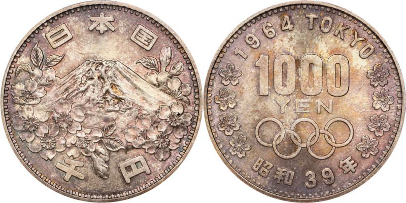 JAPAN. 1000 Yen, Year 39 (1964). Osaka Mint. Hirohito (Showa). PCGS MS-68.
KM-Y...