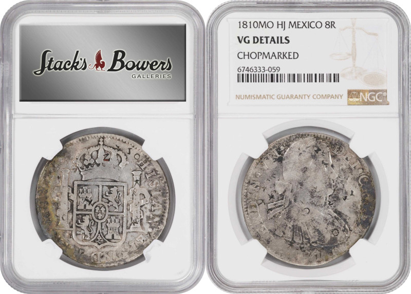 MEXICO. Octet of Chopmarked 8 Reales (8 Pieces), 1794-1810. Mexico City Mint. Al...