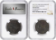 NETHERLANDS EAST INDIES. British Sumatra & Pulu Penang. Trio of Copper Denominations (3 Pieces), 1804-25. All NGC Certified.
1) British Pulu Penang. ...