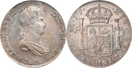 PERU. 8 Reales, 1813-LM JP. Lima Mint. Ferdinand VII. PCGS MS-62.
KM-117.1; Calico-1246.
Ex: Pat Johnson Collection.

1813-L JP年秘魯雙柱壹圓銀幣。利馬鑄幣廠。
...