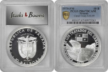 MIXED LOTS. Duo of Silver Proofs (2 Pieces), 1976 & 1979. Both PCGS Certified.
1) MONGOLIA. 50 Tugrik, 1976. PCGS PROOF-69 Deep Cameo. KM-37. 2) PANA...