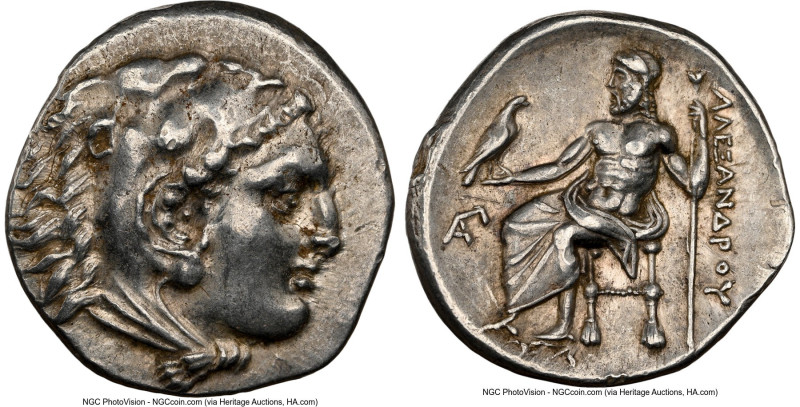 MACEDONIAN KINGDOM. Alexander III the Great (336-323 BC). AR drachm (18mm, 4h). ...