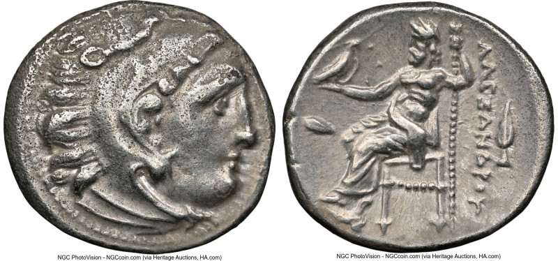 MACEDONIAN KINGDOM. Alexander III the Great (336-323 BC). AR drachm (17mm, 12h)....