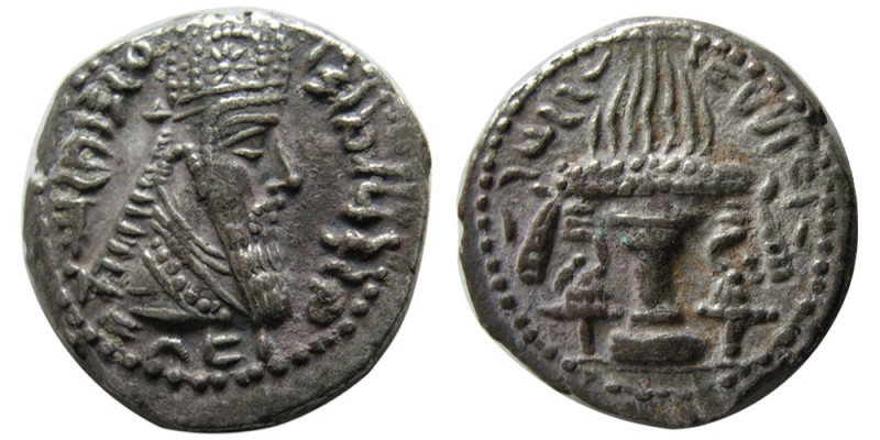 SASANIAN KINGS; Ardashir I, 224-240 AD. Billon Tetradrachm (13.68 gm; 27 mm). Mi...