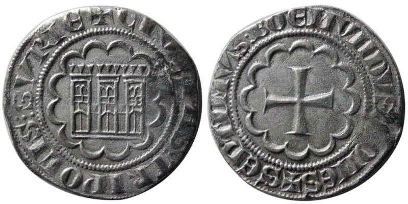 CRUSADERS. County of Tripoli. Bohemund VII. 1275-1287. AR Gros (3.72 gm; 25 mm)....