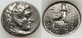 MACEDONIAN KINGDOM. Alexander III the Great (336-323 BC). AR tetradrachm (24mm, 16.83 gm, 1h). XF. Posthumous issue of Susa, under Seleucus I Nicator,...