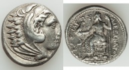 MACEDONIAN KINGDOM. Alexander III the Great (336-323 BC). AR tetradrachm (23mm, 16.89 gm, 3h). VF. Posthumous issue of Amphipolis, struck under Philip...