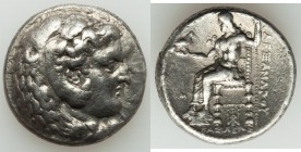 MACEDONIAN KINGDOM. Alexander III the Great (336-323 BC). AR tetradrachm (25mm, 16.94 gm, 2h). VF. Late lifetime or early posthumous issue. Babylon, c...