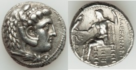 SELEUCID KINGDOM. Seleucus I Nicator (312-281 BC). AR tetradrachm (25mm, 17.03 gm, 3h). XF. Posthumous issue in the name and types of Alexander III th...