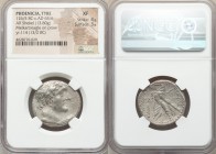 PHOENICIA. Tyre. Ca. 126/5 BC-AD 65/6. AR shekel (27mm, 13.80 gm, 12h). NGC XF 4/5 - 3/5. Dated Civic Year 114 (13/2 BC). Laureate bust of Melqart rig...