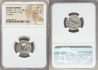 Hadrian (AD 117-138). AR denarius (18mm, 3.18 gm, 7h). NGC VF 5/5 - 4/5. Rome, ca. AD 119-122. IMP CAESAR TRAIAN HADRIANVS AVG, laureate and draped bu...