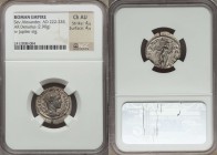 Severus Alexander (AD 222-235). AR denarius (20mm, 2.90 gm, 7h). NGC Choice AU 4/5 - 4/5. Rome, AD 224. IMP C M AVR SEV ALEXAND AVG, laureate, draped ...