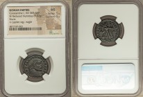 Constantine I the Great (AD 307-337). BI follis or nummus (23mm, 3.52 gm, 5h). NGC MS 5/5 - 5/5. Siscia, group IV, class V, 1st officina, Early AD 313...