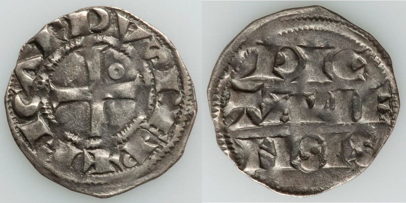 Poitou. Richard I (1168-1185) 5-Piece Lot of Uncertified Assorted Deniers, 1) De...