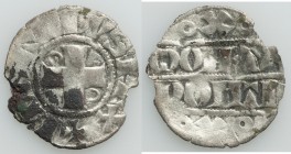 Ponthieu. Edward I (1272-1307) Denier ND (1279-1290) About VF (corrosion, edge chips), Abbeyville mint, Elias-24a (R), W&F-332A 1/2 (R2). 19mm. 0.67gm...