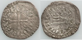 Aquitaine. Edward III (1325-1377) Gros or Blanc au Lion sous Couronne ND VF (light corrosion), Elias-67cvar, W&F-59A 2/c (unlisted obverse-reverse com...