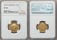 George III gold 1/2 Guinea 1810 XF45 NGC, KM651, S-3737.

HID09801242017