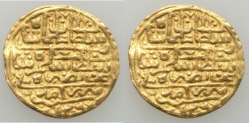 Ottoman Empire. Suleyman I (AH 926-974 / AD 1520-1566) gold Sultani AH 926 (AD 1520) Good VF, Amid mint (in Turkey), A-1317. 19mm. 3.13gm.

HID0980124...