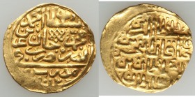 Ottoman Empire. Ahmed I gold Sultani AH 1012 (1603) VF, Misr mint (in Egypt), KM18 (altin), A-1347.2. 22mm. 3.41gm. 

HID09801242017