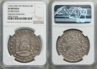 Philip V 8 Reales 1742/1 Mo-MF XF Details (Corrosion) NGC, Mexico City mint, KM103.

HID09801242017