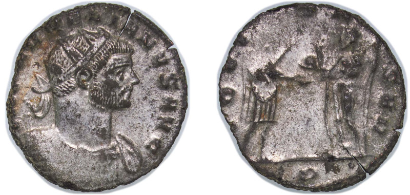 Rome Roman Empire 270 - 275 BI Antoninianus - Aurelianus (IOVI CONSER) Billon 3....