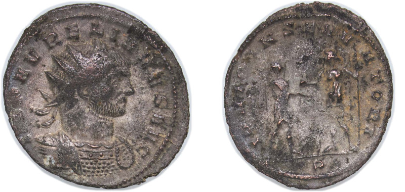 Rome Roman Empire 270 - 275 BI Antoninianus - Aurelianus (IOVI CONSERVATORI) Bil...