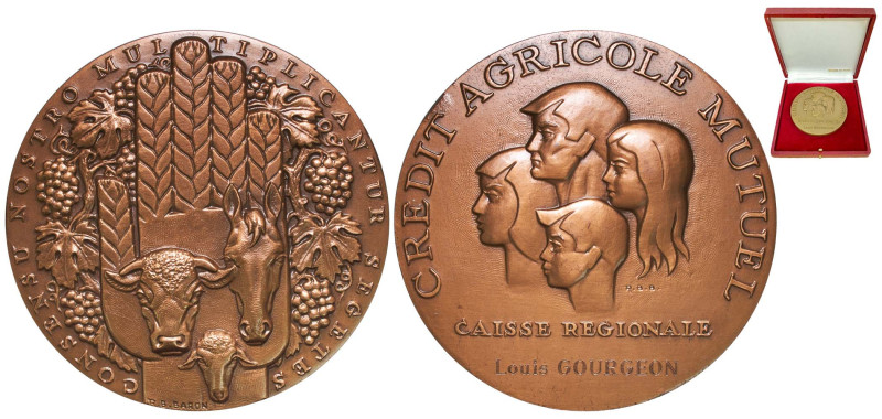 France Fifth Republic ND Medal - Competition General Agricultural Paris Bronze 8...