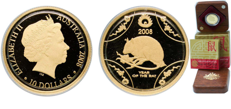 Australia Commonwealth 2008 10 Dollars - Elizabeth II (4th Portrait - Year of th...