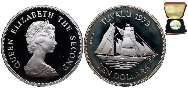 Tuvalu Constitutional Monarchy Within The Commonwealth 1979 10 Dollars - Elizabe...