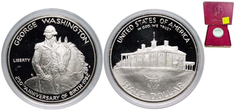 United States Federal republic 1982 S ½ Dollar (George Washington) Silver (.900)...