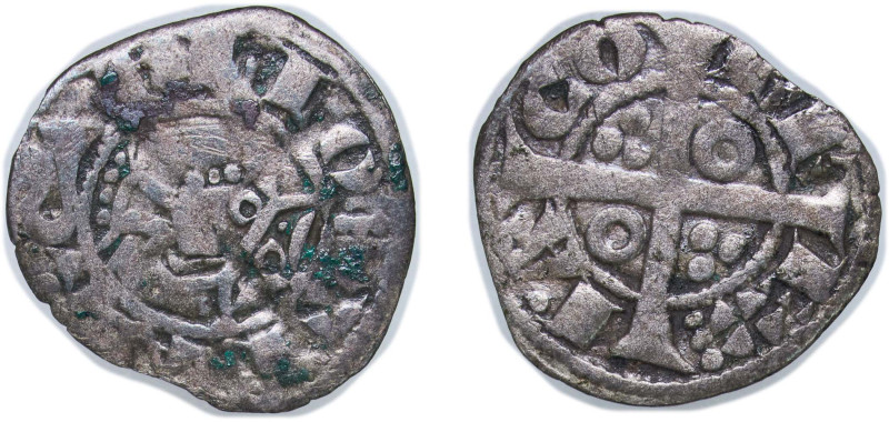 Spain Principality of Catalonia 1257 - 1276 Denier - James I Billon (.250 silver...