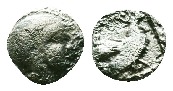 Greek

Lesbos, Methymna. AR Hemiobol. Circa 500/480-460 BC.

Obv.: Female he...