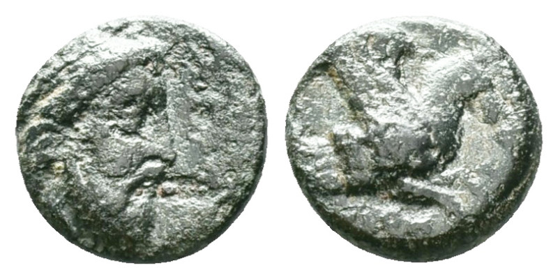 MYSIA. Adramytion. Orontes, Satrap of Mysia (circa 357-352 BC).

AE Bronze

...