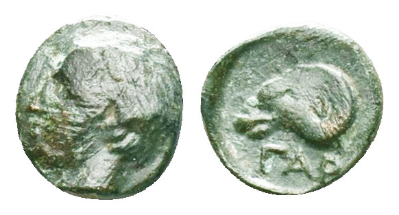 Greek Coins

TROAS. Gargara. Ae (4th century BC). Obv: Laureate head of Apollo...